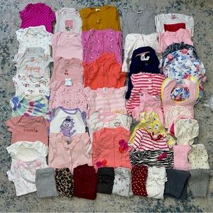 Lot of baby girl clothes 3-6 months